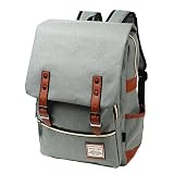 yemsy style スクエア リュックサック 通学 リュック　A4 B4 大容量 軽量 バッグ 通勤 カバン レディース メンズ 高校生 大学生 (07：ライトグリーン)