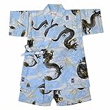 甚平 ベビー キッズ 男 おしゃれ 和柄 80cm 90cm 95cm 龍 花火 色々 fo-jinb80cmNo.17