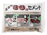 家庭化学 超速乾30分セメント グレー 1kg