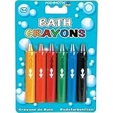 6 x Washable Bath Crayons - SIX COLOURS / COMES IN CASE by Mammoth XT Supplements