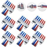 差し込みコネクタ, CESFONJER SPL-62 ワンタッチコネクター, コンパクトスプライスコネクタ, 双方向端子台 2入力6出力 (7 個)