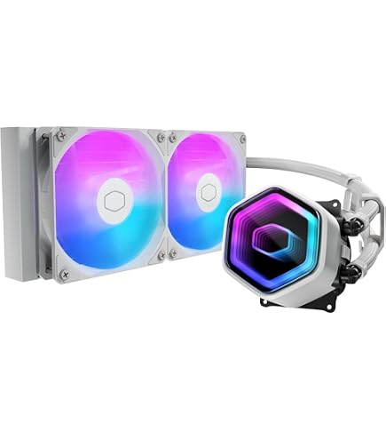 Amazon | CoolerMaster MasterLiquid PL240 Flux White Edition [ MLY