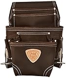 McGuire-Nicholas 695-E カーペンターツールリグ 取り外し可能な4段ポーチ デュアルメタルハンマーホルダー付き