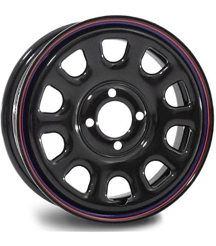 MLJ DAYTONA SS 14インチ ブラック (レッド/ブルーライン) Amazon.co.jp: MLJ DAYTONA SS 14×5.0J 4H 100 +42 ブラック (レッド