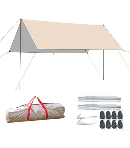 Amazon | ユニフレーム タープ UFビックタープ 8×6 カーキグリーン