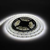 XKTTSUEERCRR 16.4ft/5M, Black PCB 3528 SMD 600LED/Roll, Cool White, Waterproof(IP65) Flexible Strip 
