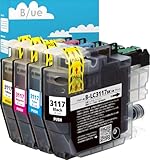 LC3117-4PK 【 4色パック 】 (ブラザー用) B/ue製 互換 インクカートリッジ 対応機種プリンター MFC-J6980CDW MFC-J6580CDW MFC-J6983CDW MFC-J6583CDW MFC-J5630CDW