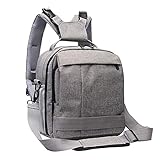 Qomolm カメラリュック カメラバッグ 一眼レフ カメラケース ショルダーバッグ変更可 カメラ収納 仕分け部分多い 男女兼用 大容量 防