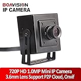 Mini Ip Camera 1.0 Mega Pixels 25fps Realtime 720p Hidden Hd Network Cmos Sensor Camera 3.6mm Suppor