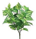エルアーツ 造花 ポトスブッシュ 全長40cm・ハチョウ4.5~11cm E4554-00
