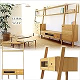 【takano_mokkou 高野木工 LEIRIA レイリア 92TVボード ホワイトオーク】 国産 大川家具 壁面収納 テレビボード 飾り棚 ディスプレイ 本棚
