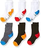 Fruit of the Loom Baby Boys' Crew 6 Pack Sock Assorted 1.5-4 [並行輸入品]
