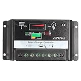 ソーラー充電コントローラー，SODIAL(R)5A MPPTソーラーパネル電池　レギュレータ充電コントローラー12V/24Vオート