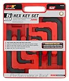 パフォーマンスツールスクリューExtractorセット 6pc Piece Jumbo Hexagon Key SAE Socket Set W1939