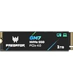 内蔵型SSD Acer Predator GM7 2TB SSD Amazon | Acer (エイサー) Predator GM7-2TB NVMe1.4 ゲーミング