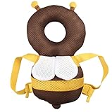 赤ちゃんのかわいいリュック　頭を保護できる　怪我防止　出産祝い (Ｌ, はち)