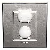 W-ShiG パステル コンセント キャップ カバー ホワイト 12個セット