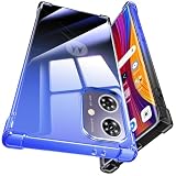 Moto G64 5G 用 ケース TPU 耐衝撃 薄型 グラデーション 四隅がエアクッション構造 エクスペリア Moto G54 5G スマホケース クリア 黄変防止 滑り止め 軽量 衝撃吸収 モトローラ モト G64 5G カバー 対応 ・ブルー/ブラック