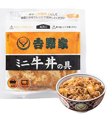 Amazon | 吉野家 牛丼 [ 冷凍 ミニ牛丼の具 / 80g×20袋セット