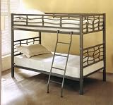 Coaster Twin/Twin Bunk Bed, Metal [並行輸入品]