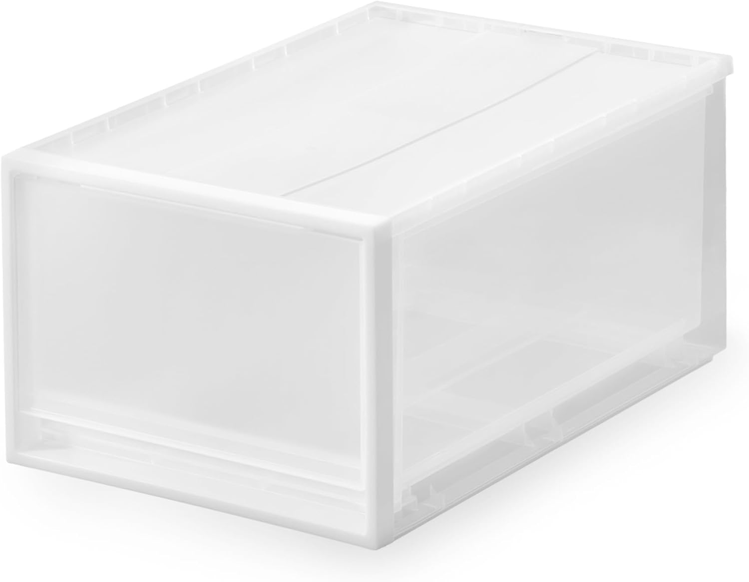 無印良品 ポリプロピレン収納ケース 中 幅34×奥行44.5×高さ24cm 2個セット 84835421 衣装ケース 収納ケース 収納ボックス