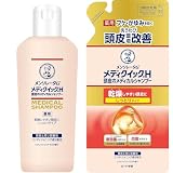 メディクイックH 頭皮のメディカルシャンプー しっとり ボトル200ml + おまけ付き 本体1個+詰め替え1個セット
