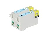 【Ecolink】EPSON エプソン IC6CL50対応 ICLC50 ライトシアン 単品2個セット IC50系 互換インクカートリッジ