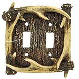 Antler Double Wall Light Switch Cover [並行輸入品]