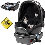 Peg Perego - Primo Viaggio 4-35 Car Seat w Extra Base and Baby on Board Sign - Onyx by Peg Perego [並