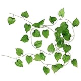 amzmonnsuta 2.8m 人工グレープの葉　植物　緑　花輪ホーム　ガーデン　ホリデーの装飾