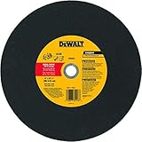 DEWALT DW8020R 14" x 1/8" x 1" Type 1 Aluminum Oxide A24P High Speed Rail Cutting Wheel [並行輸入品]