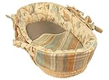 Hoohobbers Tailored Moses Basket, Blue Cirque by Hoohobbers