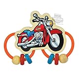 Harley-Davidson Motorcycle Silicon & Wood Teether Baby Toy by Harley-Davidson