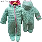 WIPPETTE ベビー服 ジャンプスーツ 防寒着 -　ミントグリーン/3/6M＝65～70cm