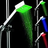 LightInTheBox色変更LEDハンドシャワー – クローム仕上げ