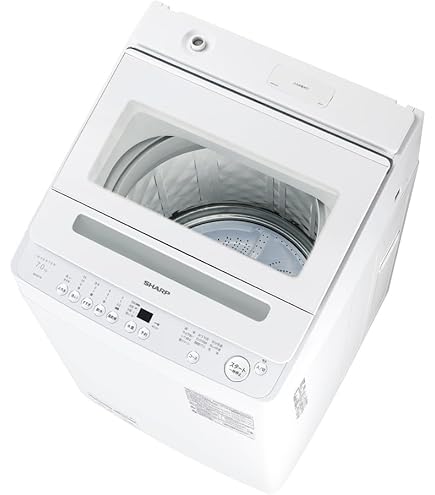 Amazon.co.jp: Sharp ES-TX8J-W Vertical Washer/Dryer, Wash