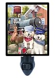 Night Light – All Aboard – 犬 – 列車エンジン – ペットLED Night Light