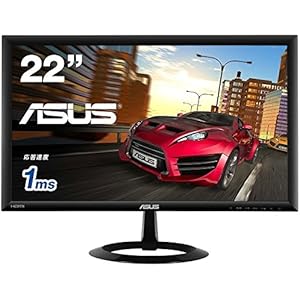 ASUS ゲーミングモニター 21.5型フルHDディスプレイ( 応答速度1ms / HDMI×2,D-sub×1 / スピーカー内蔵 / 3年保証 ) VX228H