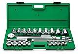 SK 4725 25 Piece 3/4-Inch Drive 12 Point 7/8-Inch to 2-1/4-Inch Socket Set [並行輸入品]