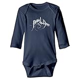 カッコいい ベビー バンド パニック アット ザ ディスコ 半袖ロンパース カジュアル Navy Size 6 M