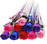 KaguraSuzu ソープフラワー バラ の 花束 プチギフト 粗品 お礼 お返し 石鹸 で出来た 薔薇 2ダース 24本 セット / お試しは12本入り (お試し12本)