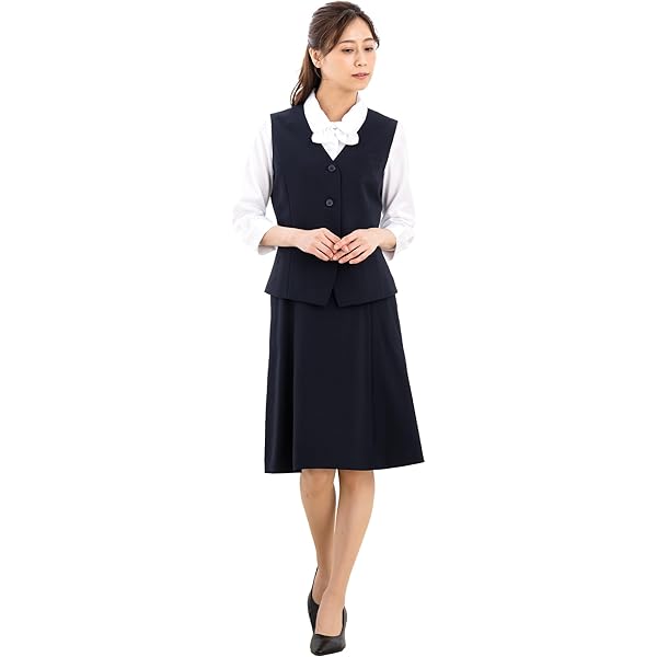 武蔵野ユニフォーム] UNILADY 長袖ブラウス 17号 19号 U8600 大きい