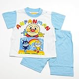 アンパンマンの半袖パジャマ ブルー80ｃｍ（TA2108）
