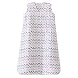 Halo 100% Cotton Muslin SleepSack Wearable Blanket, Pink Chevron, X-Large by Halo