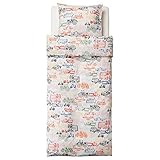 Ikea Ljudlig Transportation Kids Childrens Twin 2pc Duvet Quilt Cover Set Trucks Cars Planes More [並