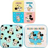 林(Hayashi) ミニタオル 3柄組 約16×16cm ディズニー ミッキー&フレンズ グレイス PO462300