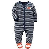 カーターズ Carter's カバーオール 前開き 長袖 足つき Cotton Snap-Up Sleep & Play 9M (67-72cm) [並行輸入品]
