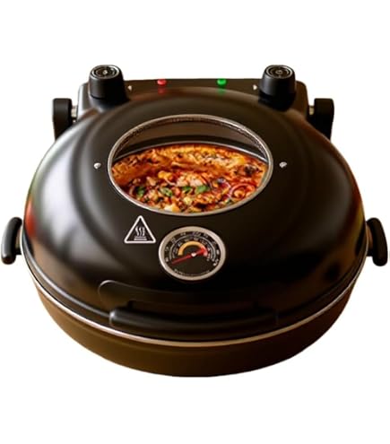 Amazon | Jopsavm電気ピザオーブン テーブルトップピザクッ 家庭用