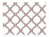York Wallcoverings AP7485SMP Silhouettes Fretwork Trellis Wallpaper Memo Sample, 8-Inch x 10-Inch [並