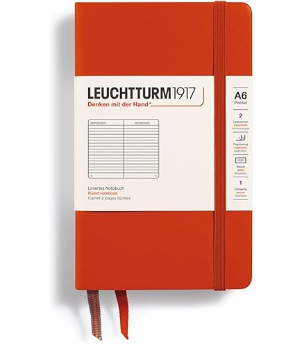 Amazon | LEUCHTTURM1917 ノート B6 方眼 ソフトカバー ブラック